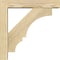 Ekena Millwork Balboa Block Rough Sawn Bracket w/ Offset Brace, Douglas Fir, 4"W x 16"D x 16"H BKT0402X16X16BOA05RDF - alternate 3
